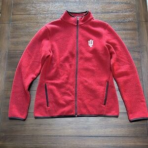 Indiana University Hoosiers Knights
Apparel Women's Size L 12-14 Full
Zip Jacket